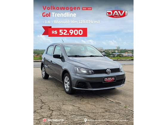 VOLKSWAGEN GOL 1.6 MSI TOTALFLEX TRENDLINE 4P MANUAL
